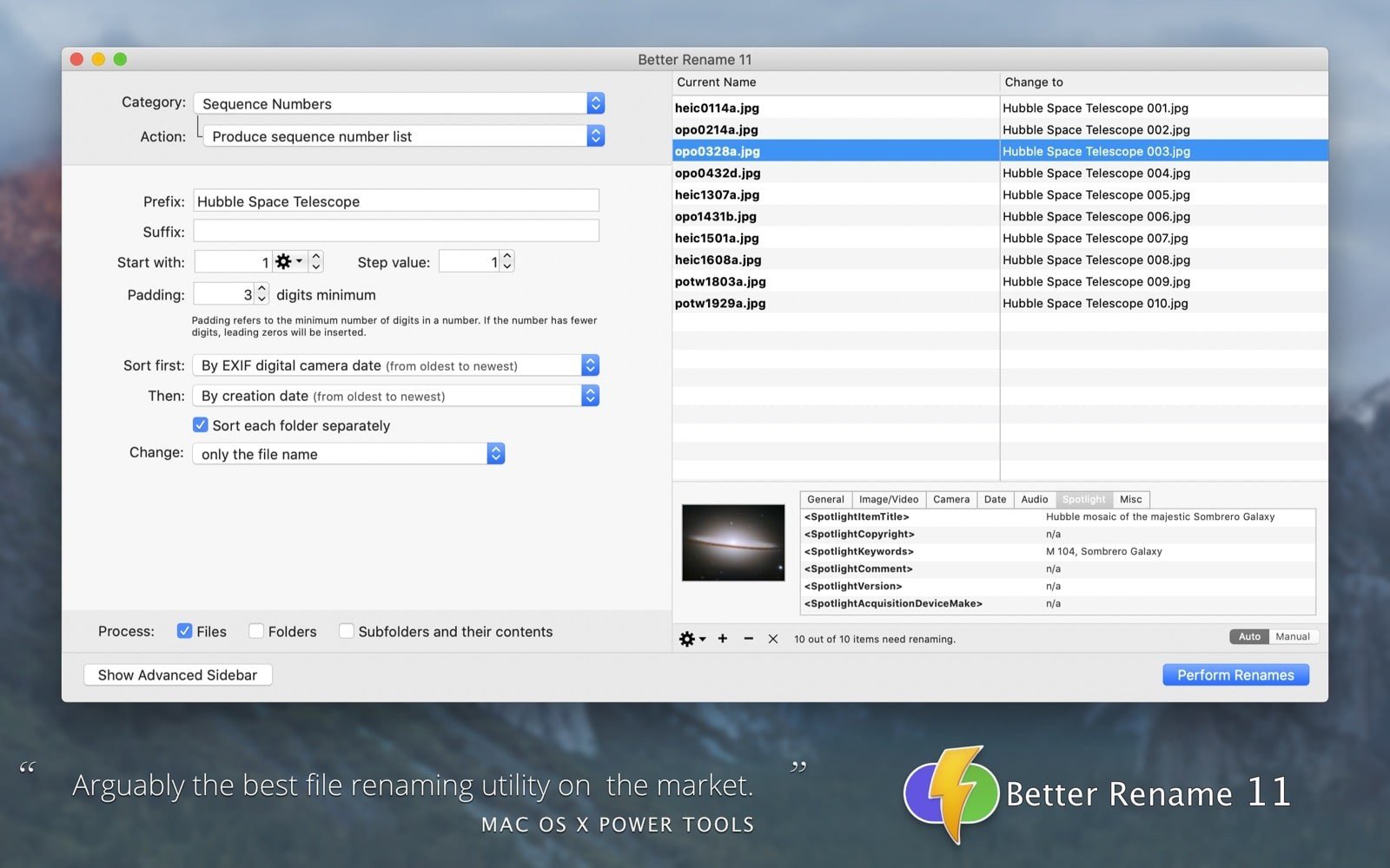 A Better Finder Rename screenshot 2
